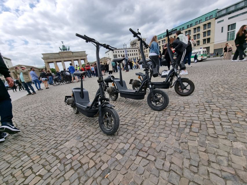 2-H Berlin: Top Sights Guided E-Scooter Tour - Holocaust Memorial and Checkpoint Charlie: What the Stops Are Really For
