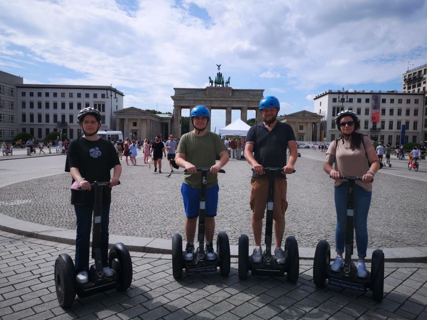 3h-Berlin: Private Sightseeing Segway Tour - First Minutes Matter: Helmet Time and a Calm Practice Session