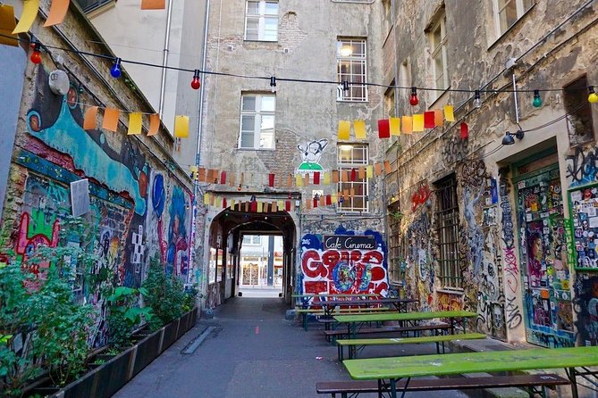 Alternative Berlin Private Tour with Jacob - Graffiti and Squats - Hackesche Höfe: renovated yards where nightlife energy meets street life