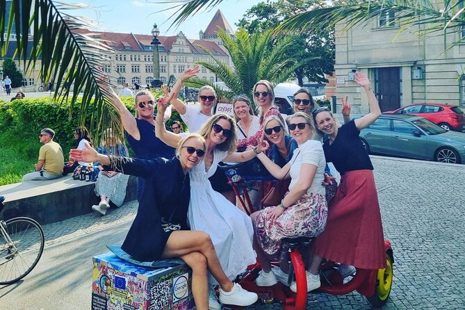Beer Bike & Party Bike Highlights Berlin City Tour including pick-up - The Pariser Platz start: setting the mood in front of the symbols