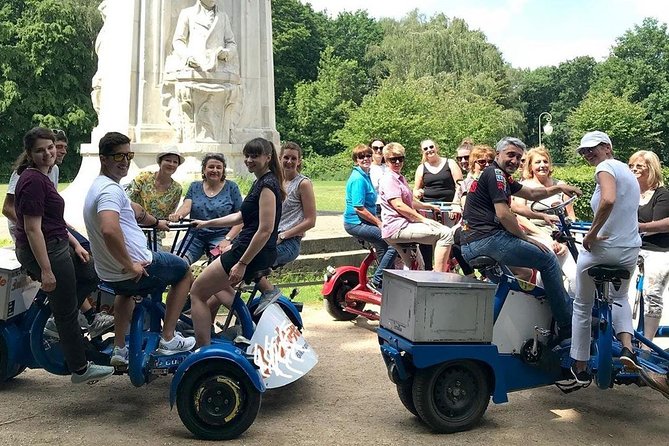 Beer Bike & Party Bike Highlights Berlin City Tour including pick-up - Soviet tanks and a turning point of memory