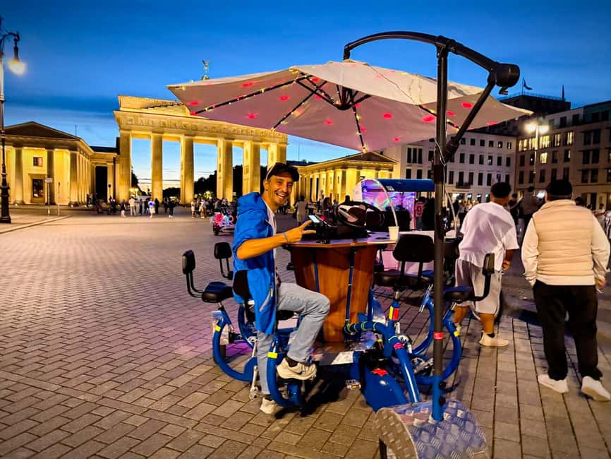 Beer Bike & Party Bike: Unforgettable Berlin City Tour incl. pickup - Pickup From Mitte: Easy Start, Clear Radius Rules