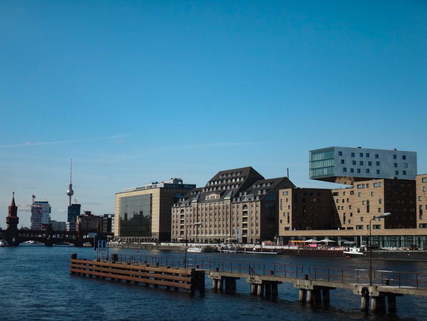 Berlin: 2.5-Hour East Side Boat Cruise with Commentary - The East harbor modern scene: Radialsystem V, Ostbahnhof, and the Mercedes-Benz Arena