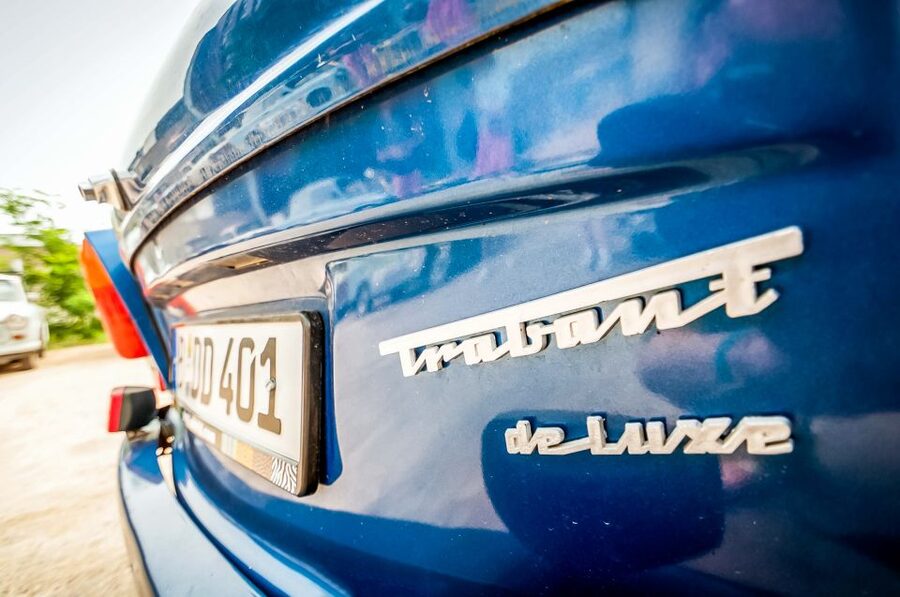 Berlin: 75-minute Trabi Safari - Switching drivers, sharing the wheel, and fitting inside a small car