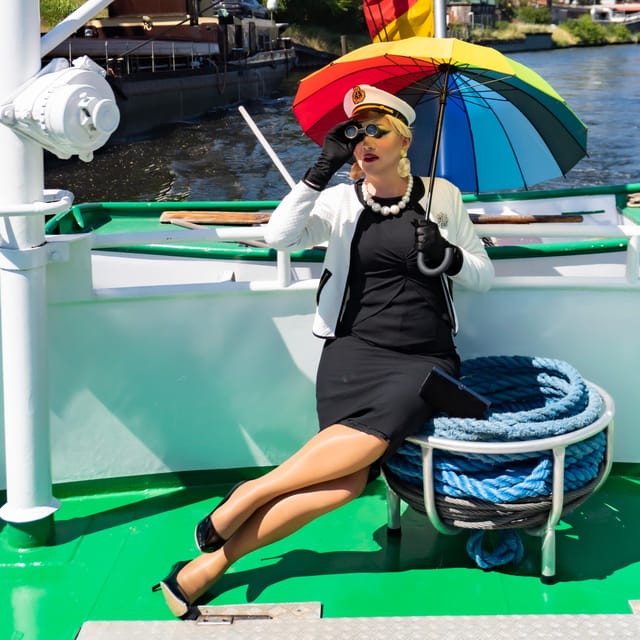 Berlin: Audrey Ahoi! Spree cruise with drag queen (HOL) - How the route plays out, sight by sight on the Spree