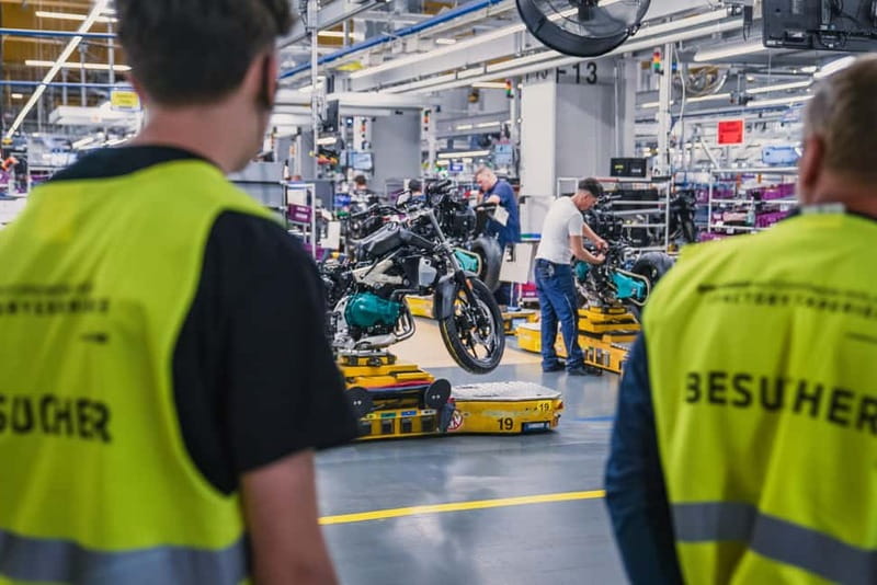 Berlin: BMW Motorrad Production – See How Bikes Are Built - Getting to BMW Motorrad Welt, meeting at the fireplace, and what to wear
