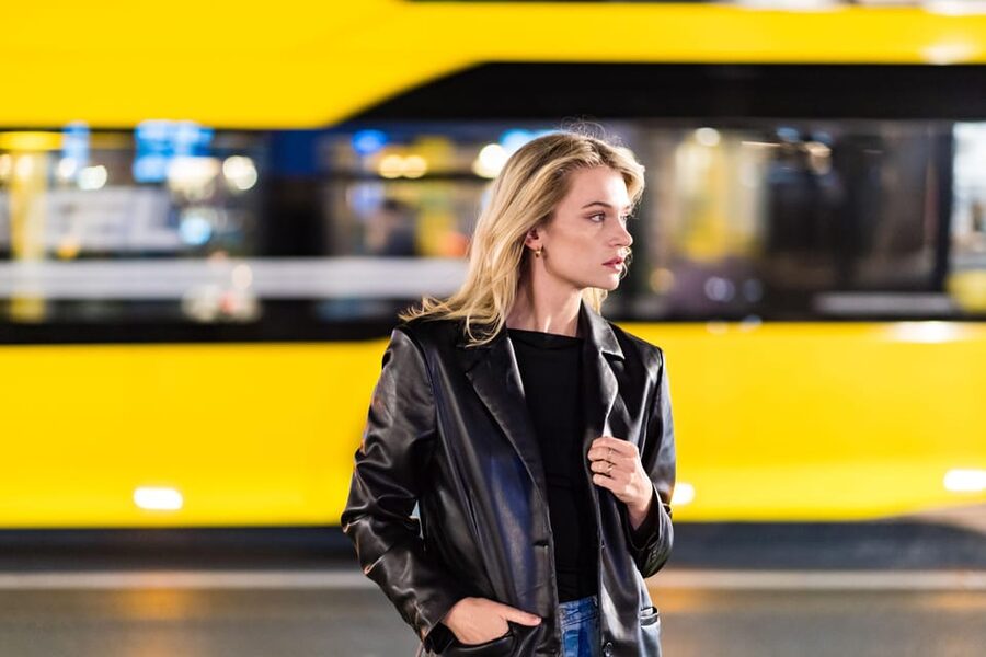 Berlin by Night: Private Photoshoot at Illuminated Cityscape - How the photographer turns you into the main subject, not just a background