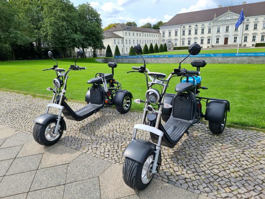 Berlin City: 2 Hour Guided Fat Tire E-Scooter Tour - Checkpoint Charlie and Wall-era sights you can actually feel
