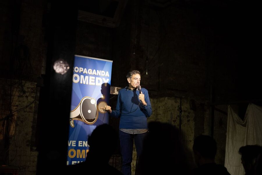 Berlin: Expats in Berlin Comedy Show Ticket - The Host Moment: The Free Shot and the Easy Welcome