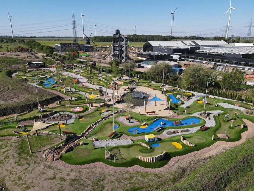 Berlin: Holland-Park day ticket - Rides for Kids and Grownups: Tulip Tower, Carousel, Horse Riding Track, and Rabbit Hopper