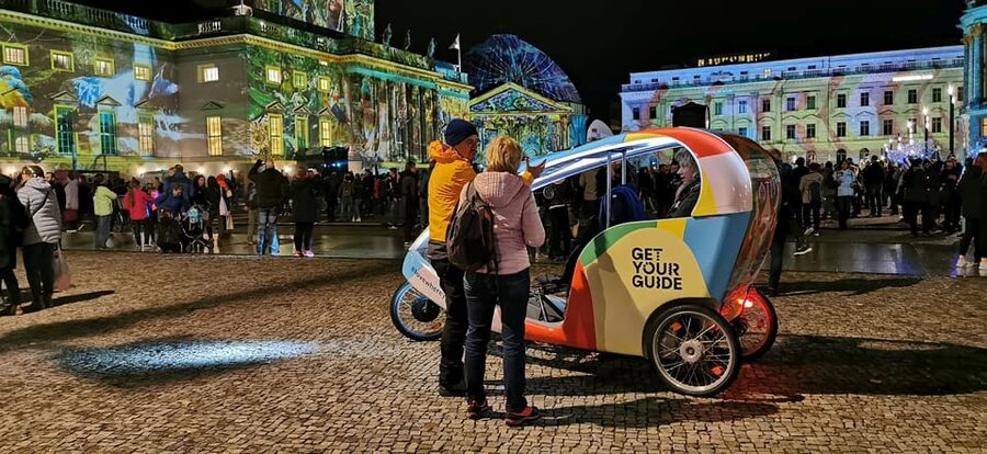 Berlin: Illuminated Berlin by Bike Taxi - Key highlights at a glance