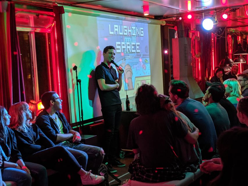 Berlin: Laughing Spree Comedy Show on a Boat - Drinks, the Free Shot, and Value Around $15