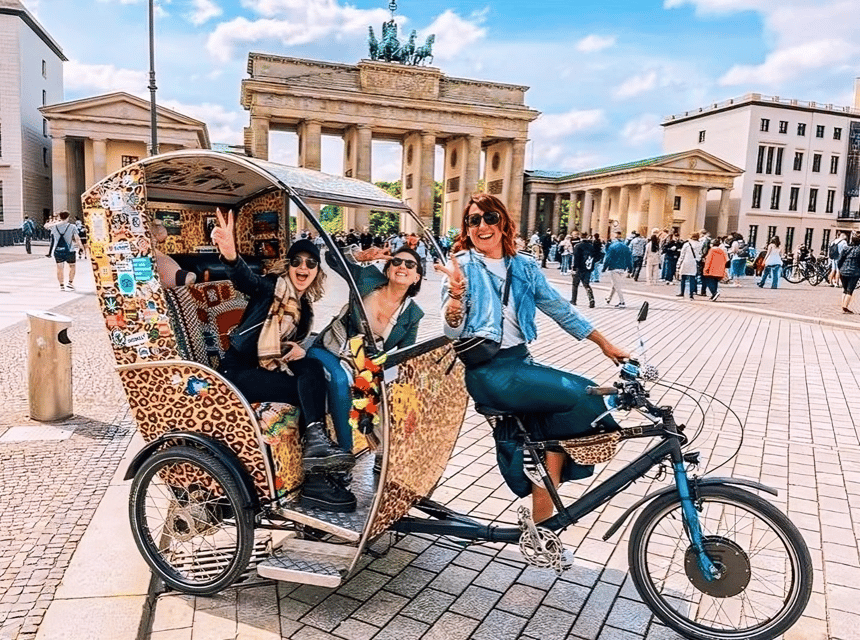 Berlin Rickshaw Tour -2 hours & hotel pickup - groups up to 16 people - Should you book this Berlin Rickshaw Tour?