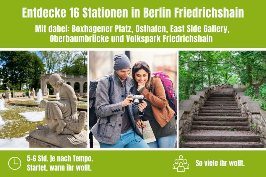 Berlin: Scavenger Hunt through Friedrichshain - Finishing in Volkspark Friedrichshain: the fairy-tale fountain finale