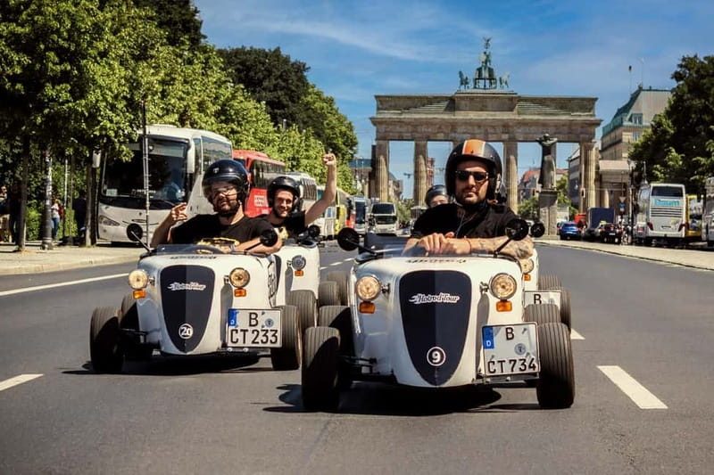 Berlin: Self-Drive City Sightseeing Tour in a Mini Hot Rod - Learning to Drive: Test Track First, Then Real Streets
