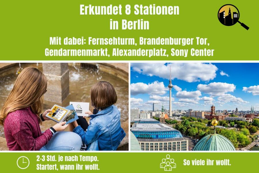 Berlin: Self-Guided Family and School Class Scavenger Hunt - The Route in Plain Terms: 4.5 km in About 2 Hours