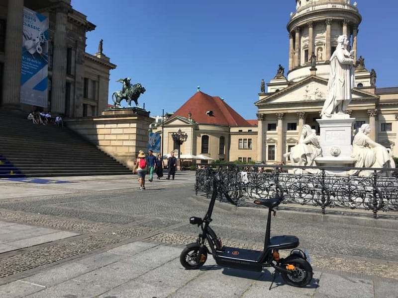 Berlin: Thrilling E-Scooter Adventure Tour - Landmark passes, photo stops, and mostly calmer side streets