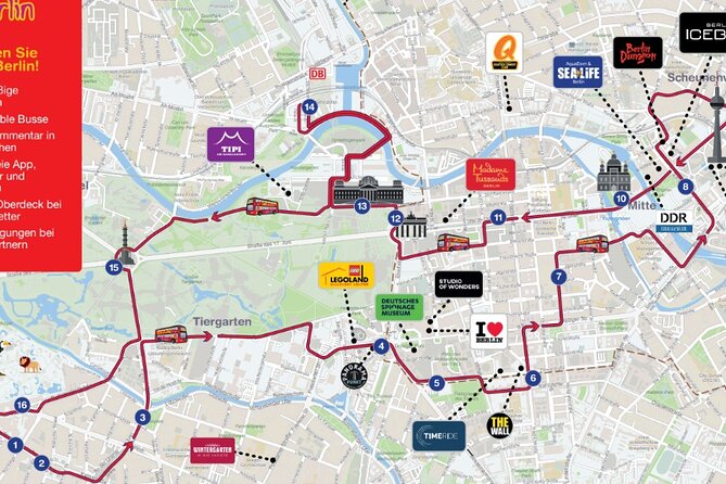 City Sightseeing Berlin Hop-On Hop-Off Bus Tour - Wall and Lifestyle Route: Bernauer Straße, East Berlin Flavor, and Wall Memorial Stops