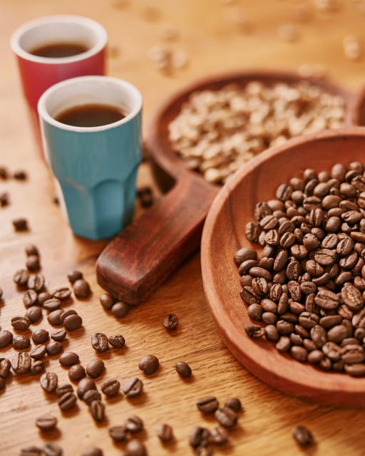 DIY Coffee Roasting in Berlin - The Green Beans and the Two-Coffee Lesson