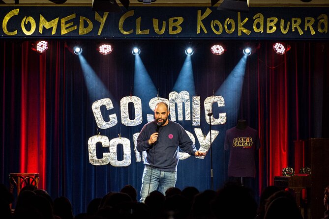 English Comedy Show with Pizza and Shots in Central Berlin - Seats and Viewing: VIP Tables Up Front, Chairs Toward the Back