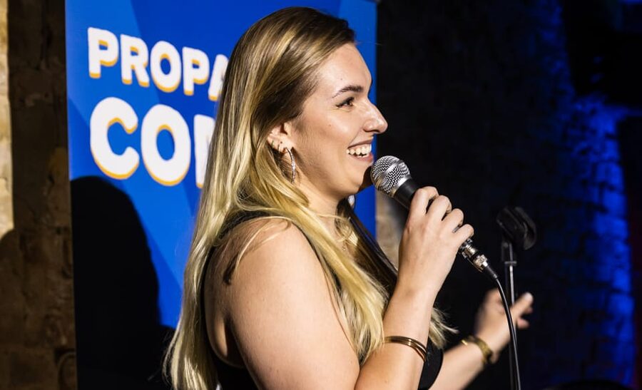 Love in Berlin Comedy Show - Love in Berlin at Heckmann-Höfe: what kind of night this is