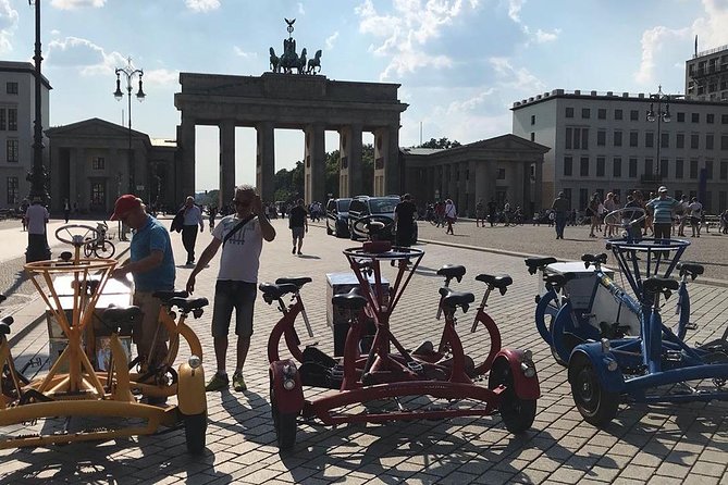 Party and Beer Bike Private Sightseeing Tour Berlin with Pick-up - Meet Your Driver: Leo Sets the Tone
