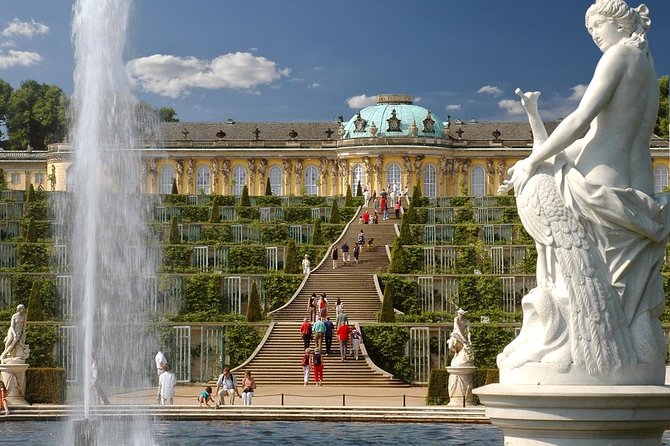 Potsdam Tour from Berlin With Guided Sanssouci Palace Visit - Old Market Square and St. Nicholas Church: the classicist tower that survived