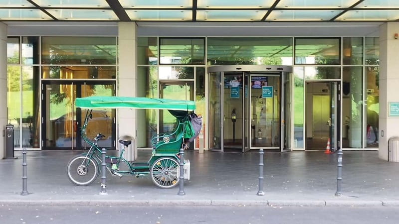 Private (Multi) Rickshaws with Pick-up Hotel - Unter den Linden photo stop, then a relaxed Mitte circuit