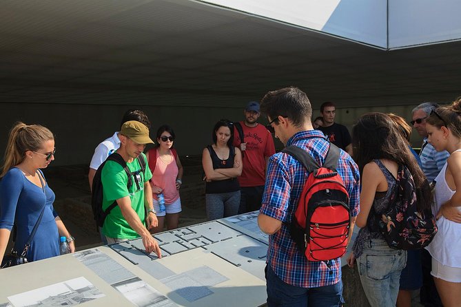 Sachsenhausen concentration camp. - The heart of the tour: the Sachsenhausen memorial and museum
