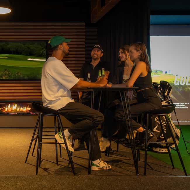 The Ultimate Berlin Golf Bar for Groups, Games & Good Times - How the Trackman simulator makes it fair for everyone